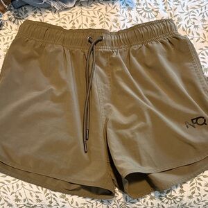 Women's Athletic Shorts in Olive Green
